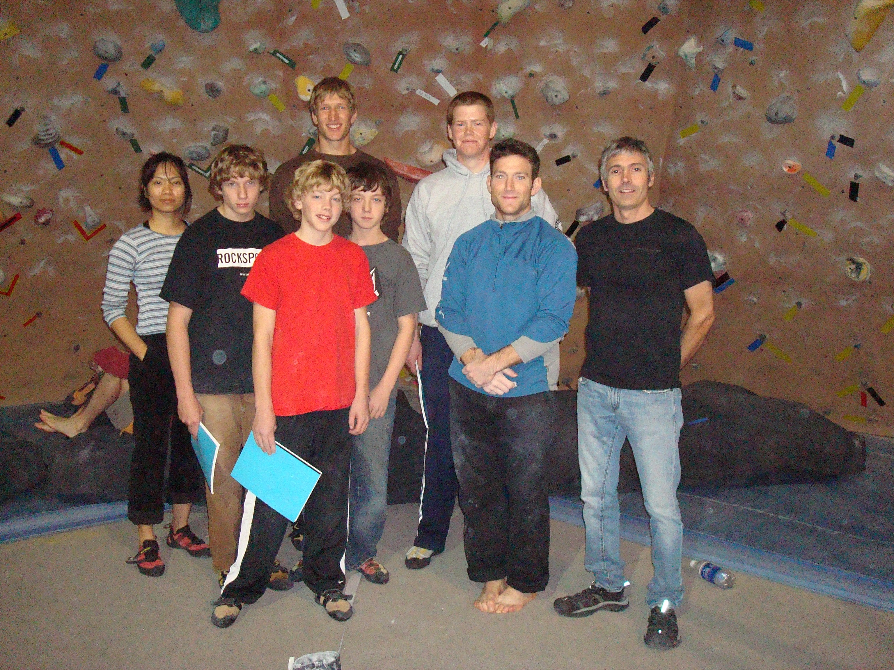 mike and rocksport clinic attendees