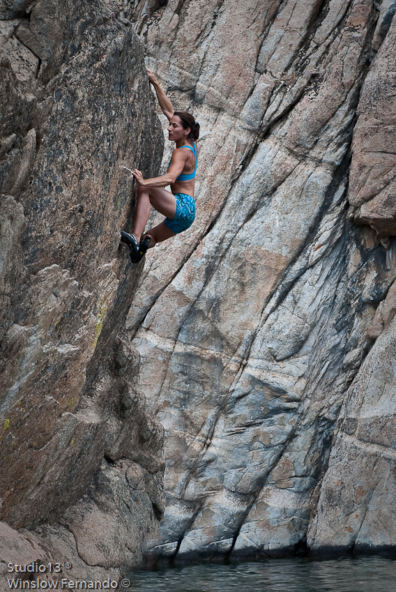 Audrey Sniezek Deep Water Soloing