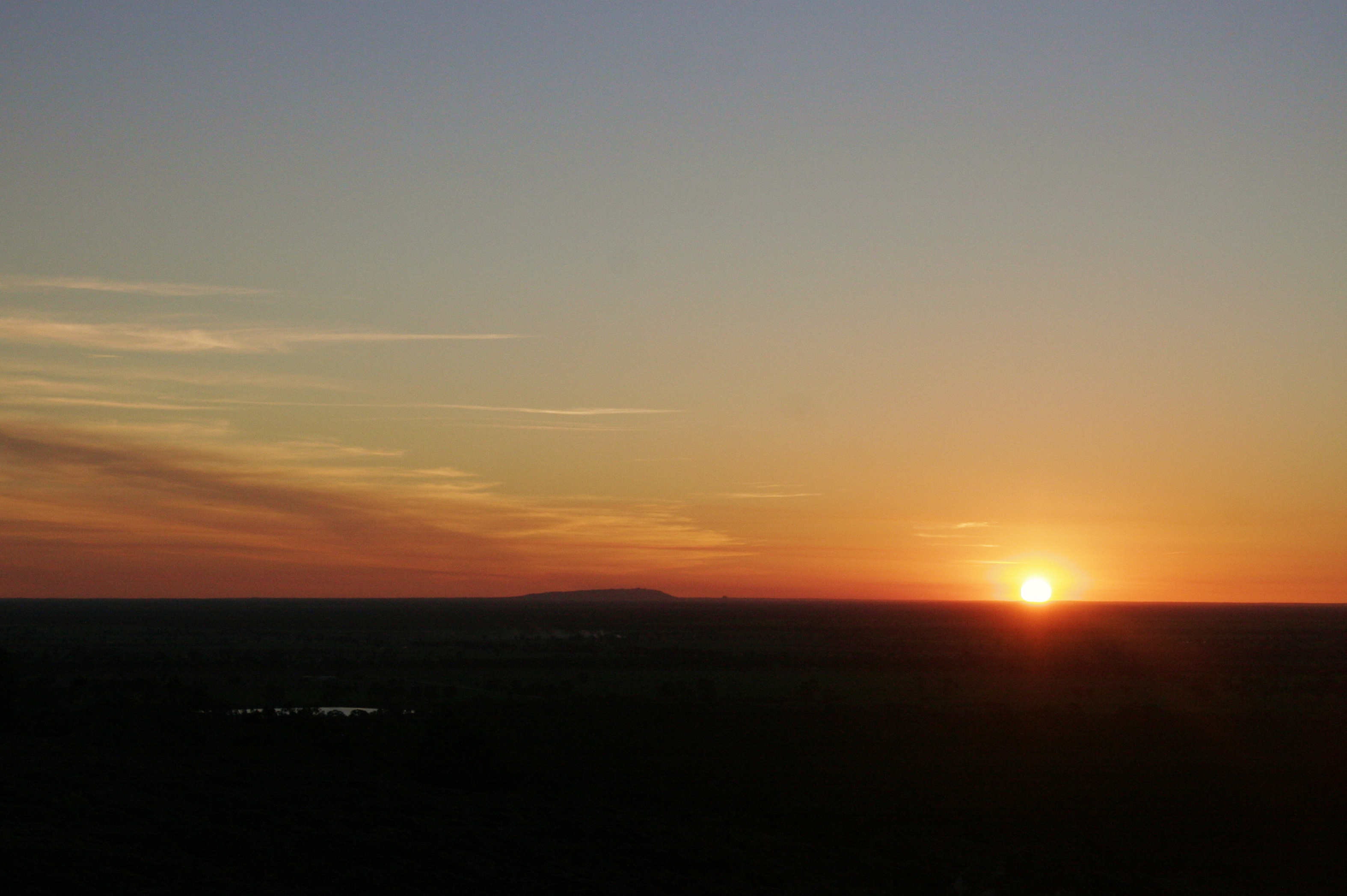 sunset from the grampians